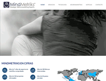 Tablet Screenshot of mindmetriks.com